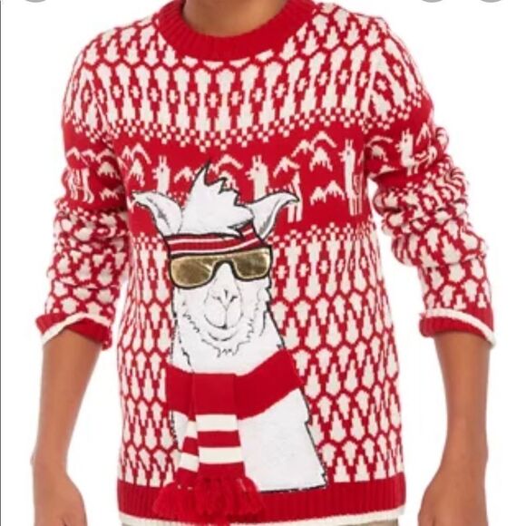 Joyland Boys Belk Llama Christmas Sweater - Size Small - NWT - Picture 1 of 6